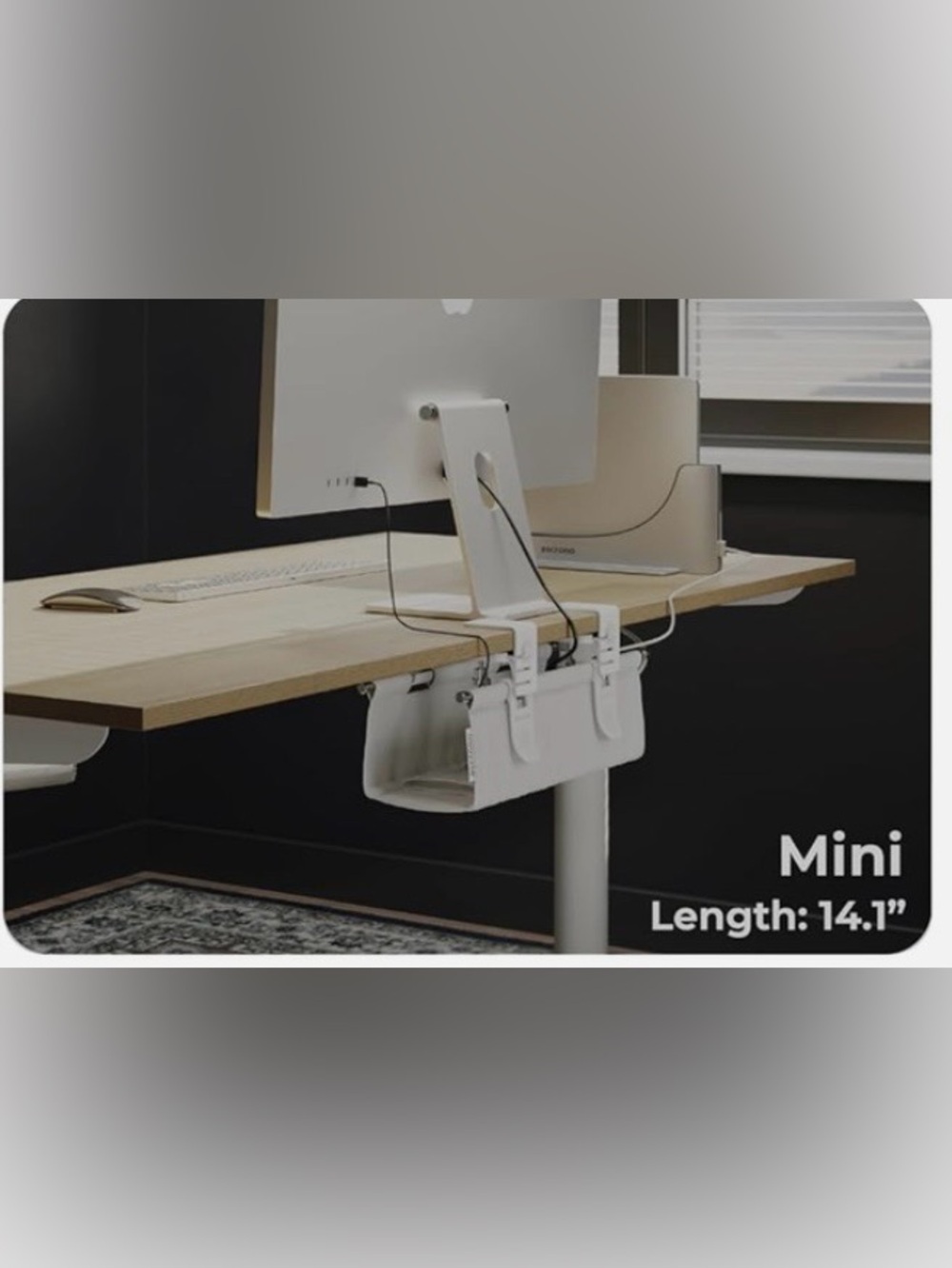 🔥 New Ascrono cablecare small cable management tray 14.1in-white